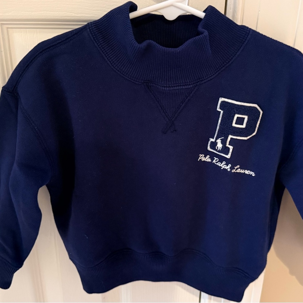Polo Ralph Lauren varsity style patch P sweatshirt